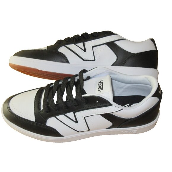 Vans Men's Lowland Cc ComfyCush Two Tone Shoes Black True White Sizes NIB - Picture 7 of 7